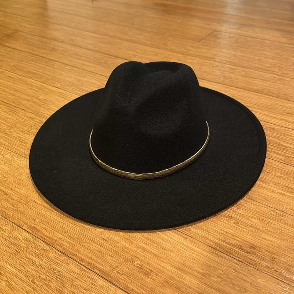 Pinched Chain-Trim Fedora - Picture 4 of 7